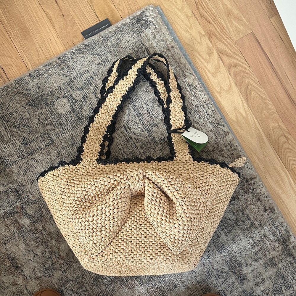 Kate Spade x Target  Tan Woven Tote Bag